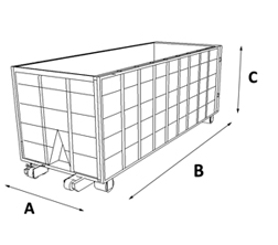 Roll-off dumpster